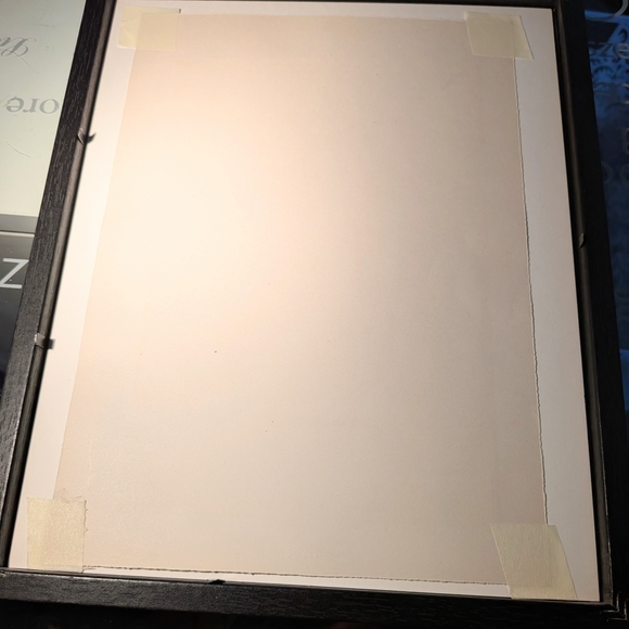 Framed Black and White Sketch By Joan Miro "Self Portrait" Reprint - Picture 3 of 3